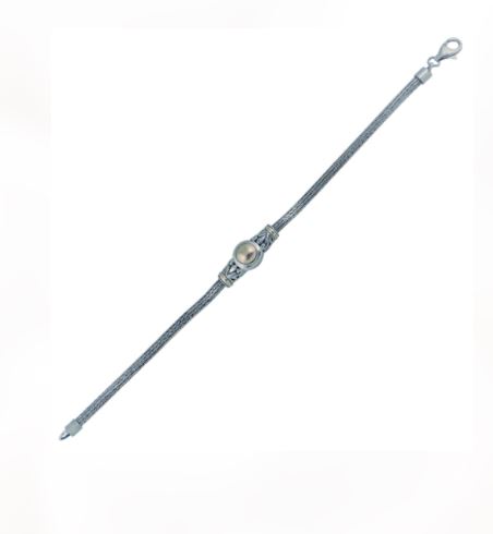 Bracelet pour femme en argent 925 et or 18K