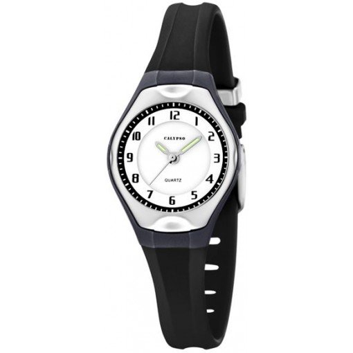 Montre pour enfant en stainless, bracelet de silicone, 5ATM