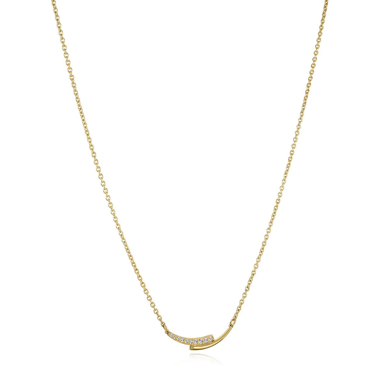 Pendentif pour femme en stainless, cubic zirconium - SWN114-GO - Italgem