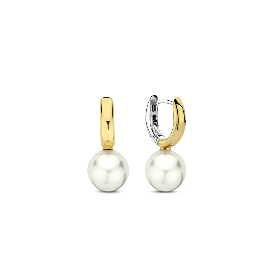 Boucles d'oreilles pour femme en argent 925, perles - 7986YP - Ti Sento Milano