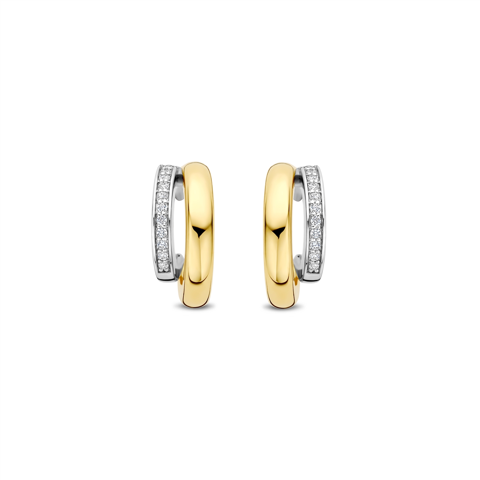 Boucles d'oreilles pour femme en argent 925, cubic zirconium - 78035ZY - Ti Sento Milano