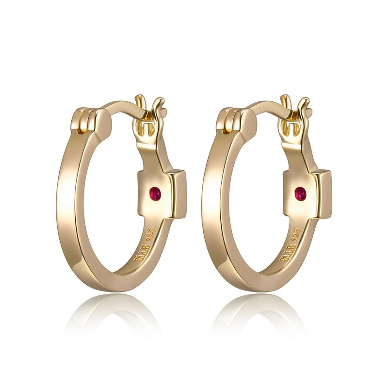 Boucles d'oreilles argent 925, anneaux unies, fourchette