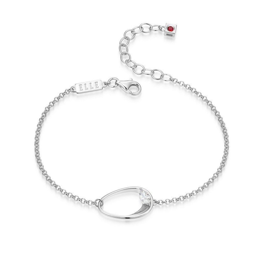 Bracelet pour femme en argent 925, cubic zirconium - R1LARP004R - ELLE