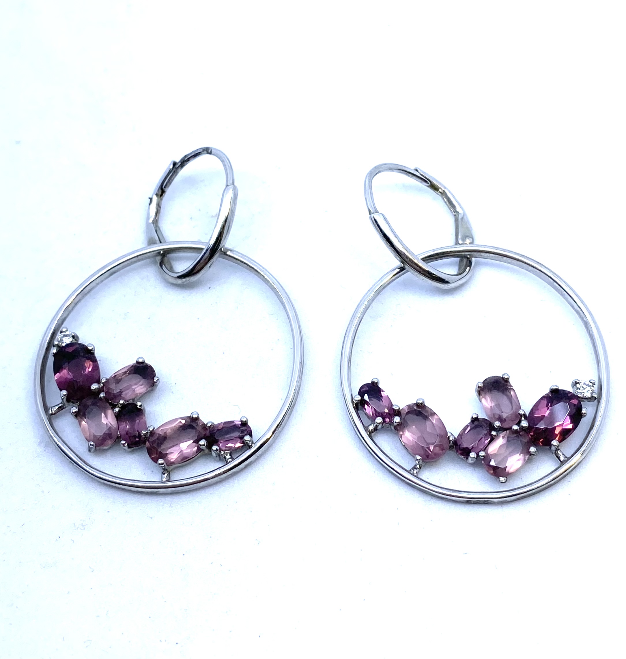 Boucles d'oreilles pour femme en argent 925