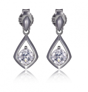 Boucles d'oreilles pour femme en argent 925, cubic zirconium - R2LC5B0058 - ELLE