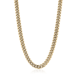 Chaine pour homme en stainless, gourmette, 10mm