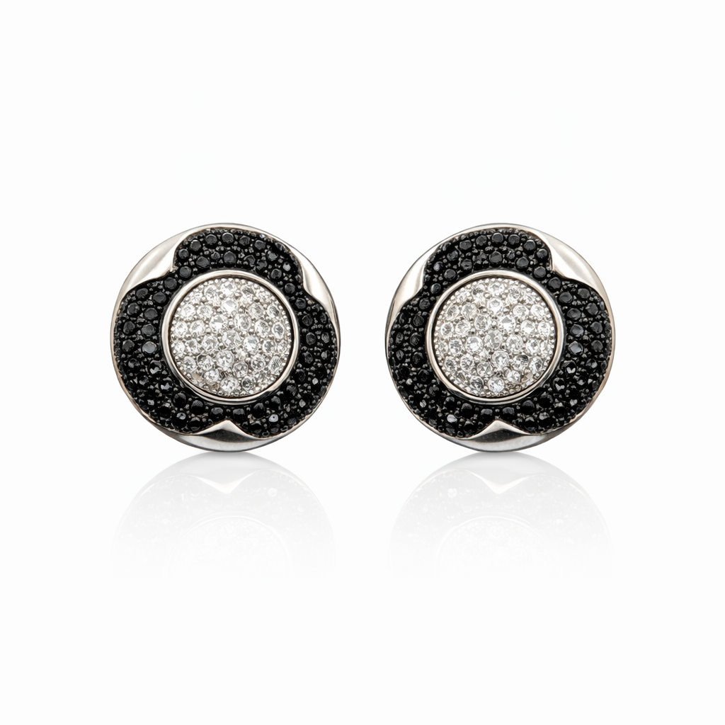 Boucles d'oreilles pour femme en argent 925, cubic zirconium - BO579 - Divers