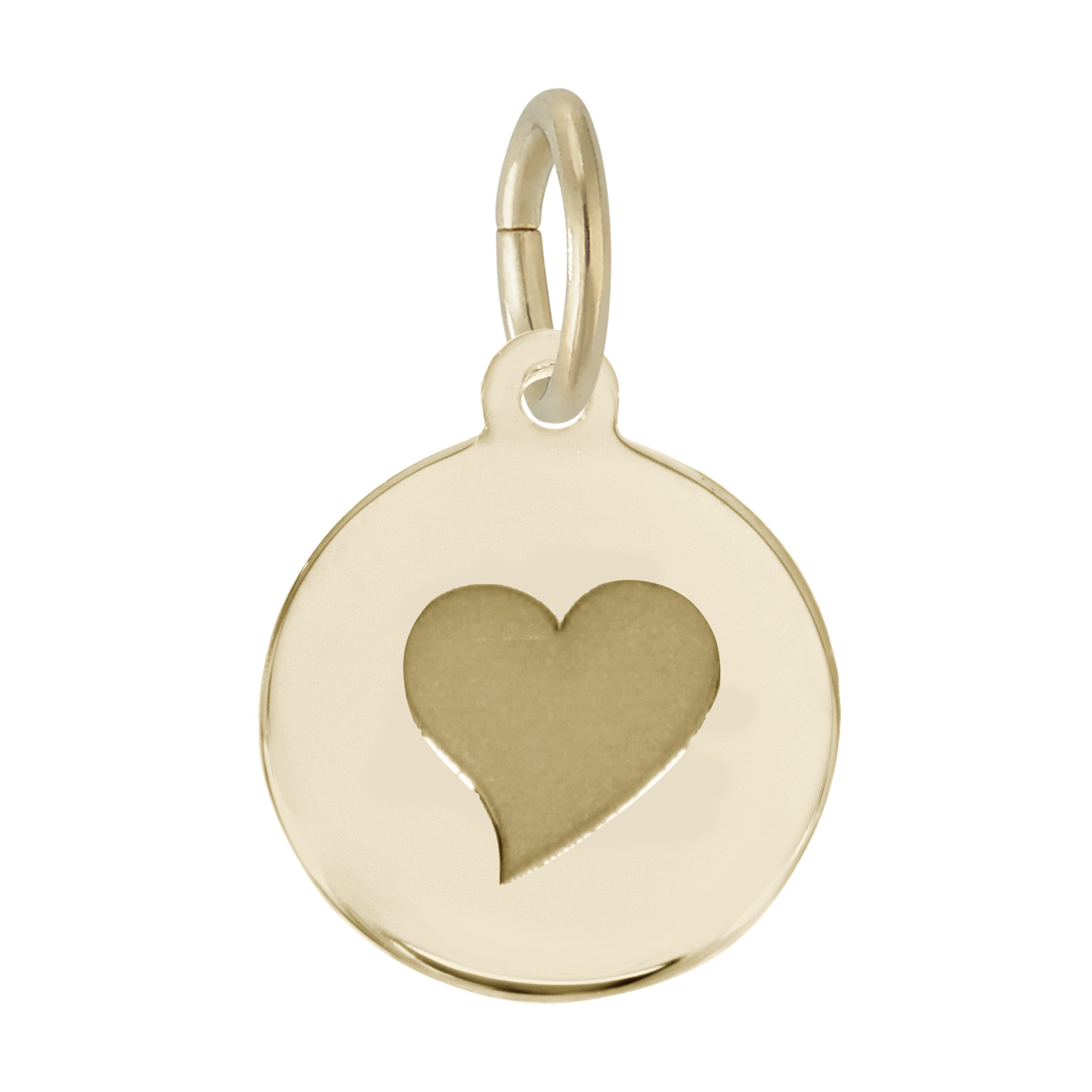 Pendentif pour femme en argent 925, coeur - 10-1897-000-GP - Rembrandt Charms
