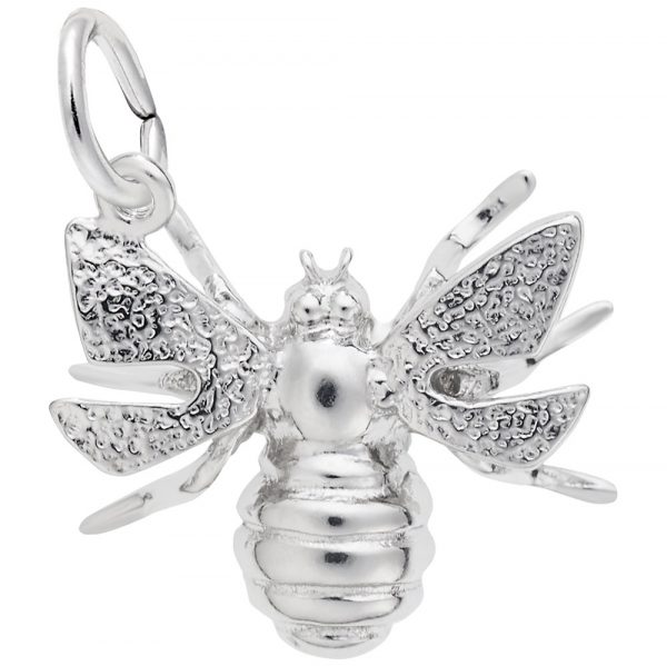 Pendentif en argent 925, abeille