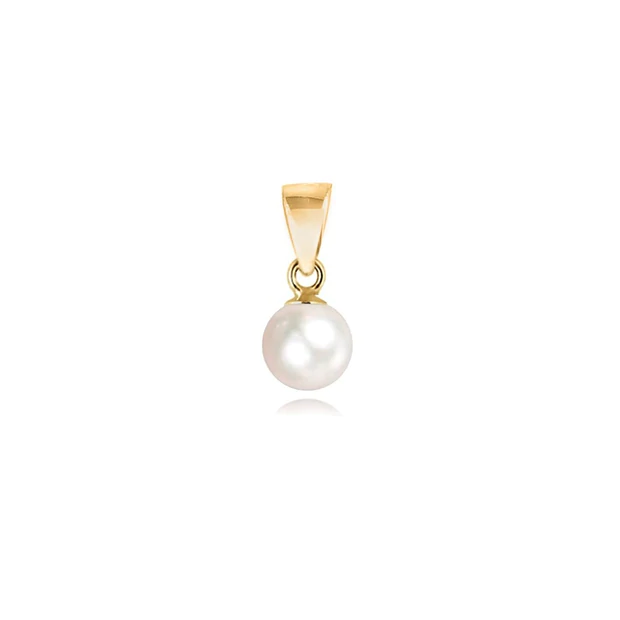 Pendentif pour femme en or 10k, perle d'eau douce - P90-5 - RPM