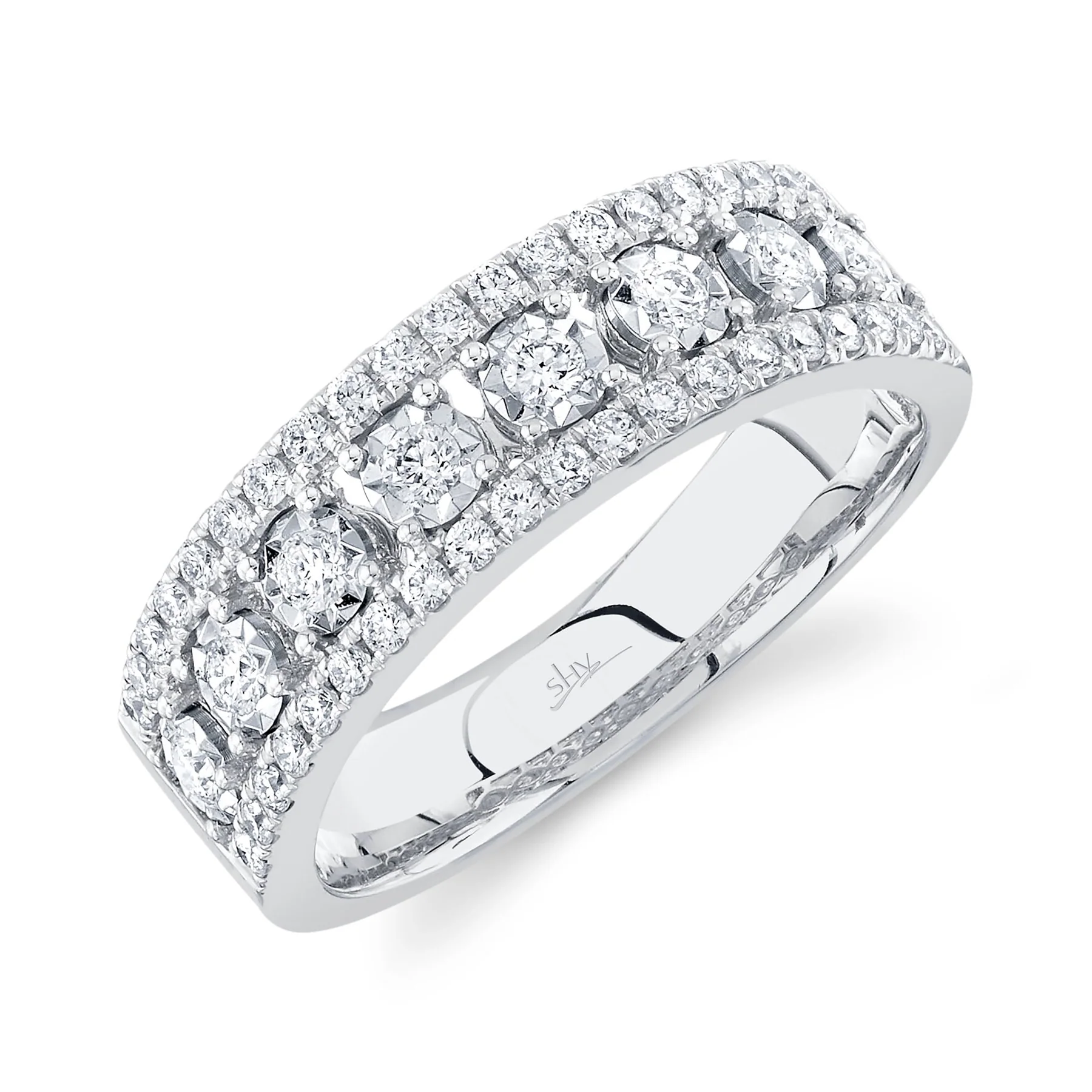 Bague pour femme en or 14k, 0.51 carat de diamants SI - SC55023632 - Shy Creations