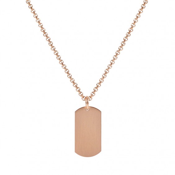 Pendentif pour femme en stainless, plaque