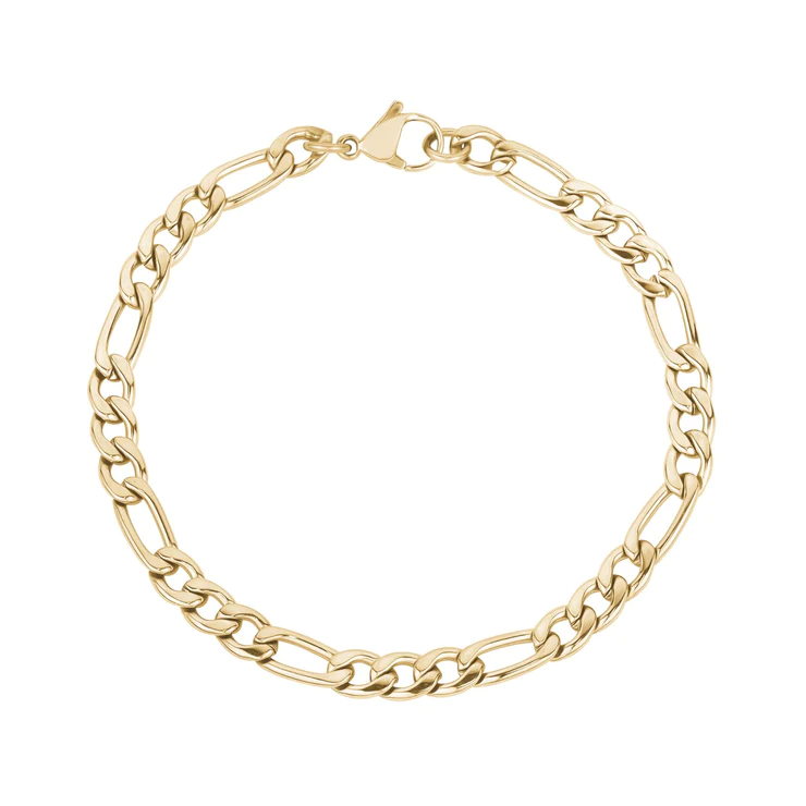 Bracelet en argent 925, figaro - 925-FIG60-8.5 - Danny's silver