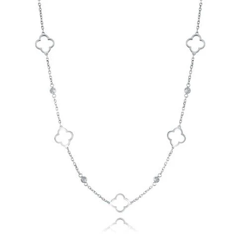 Collier pour femme en stainless, cubic zirconium - SWN79 - Italgem