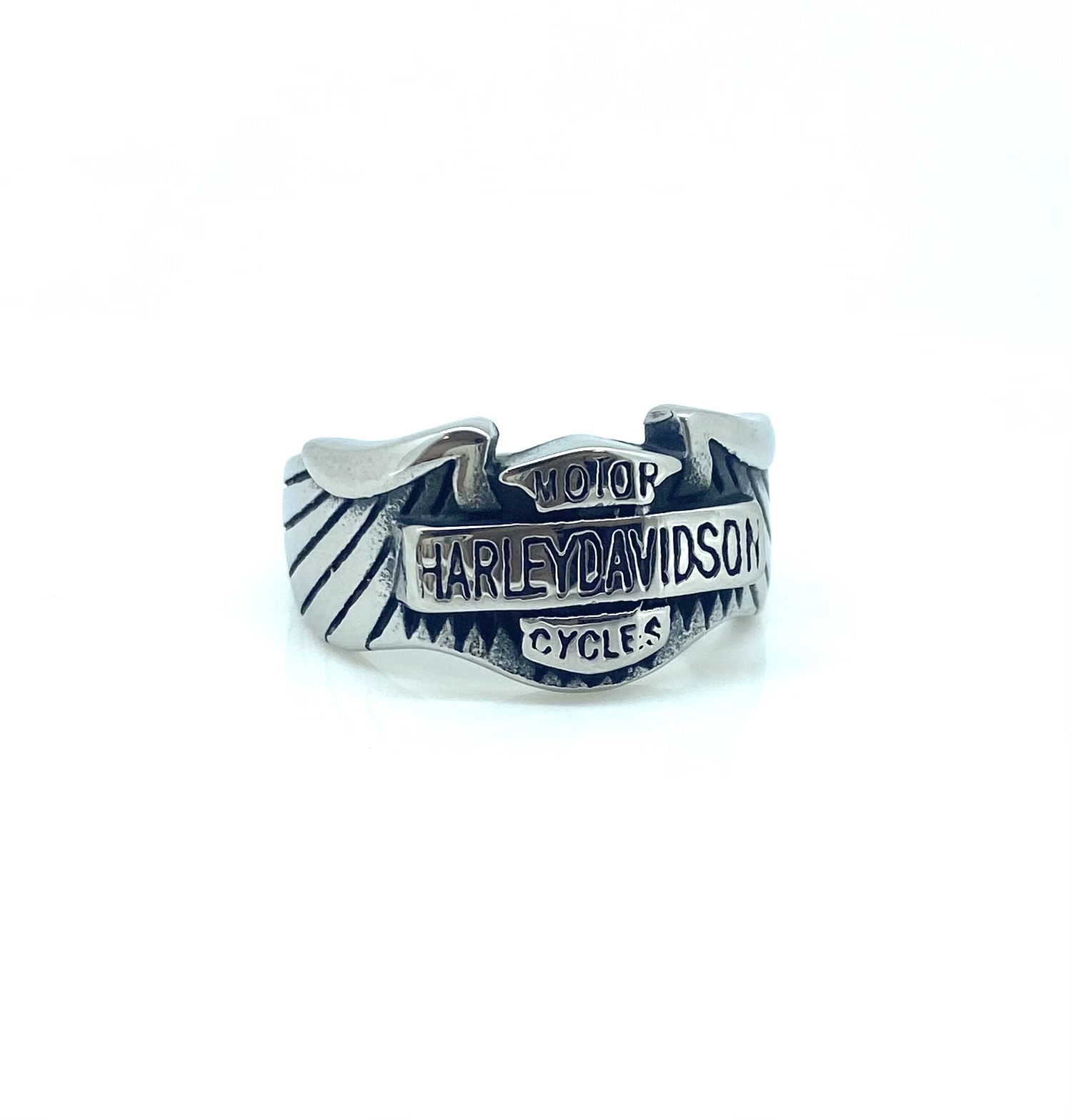 Bague pour homme en stainless, Harley Davidson - HARLEY10 - Nathalie Belanger