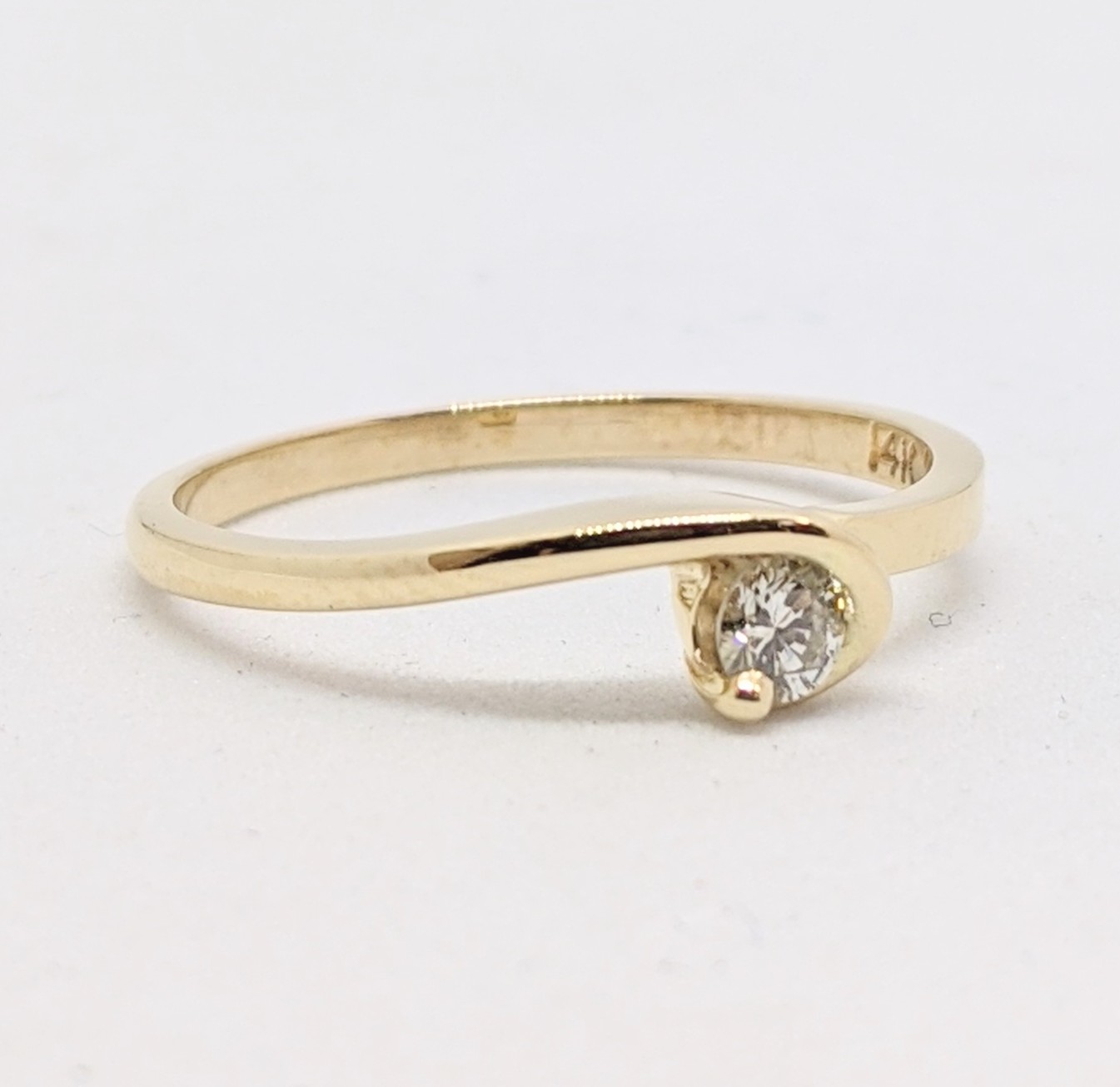Bague or 10K, pierres de naissance naturelles