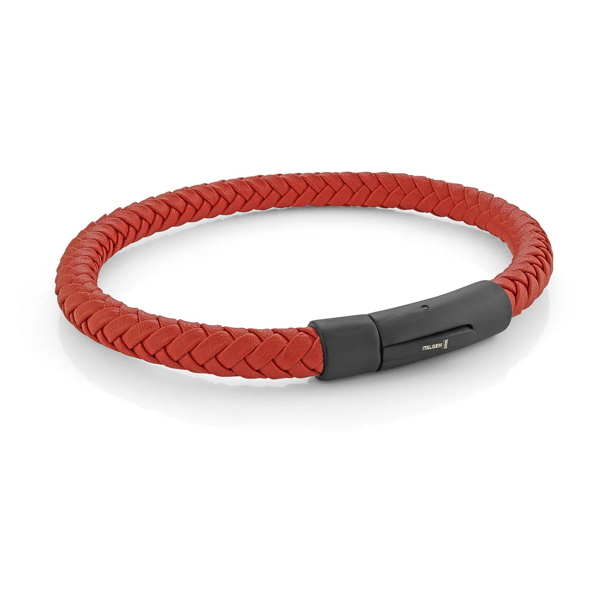 Bracelet pour homme en stainless et cuir - SLB544-7.5 - Italgem