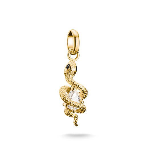 Breloque pour femme en argent 925, cubic zirconium, serpent - CC1264-565-14 - Thomas Sabo