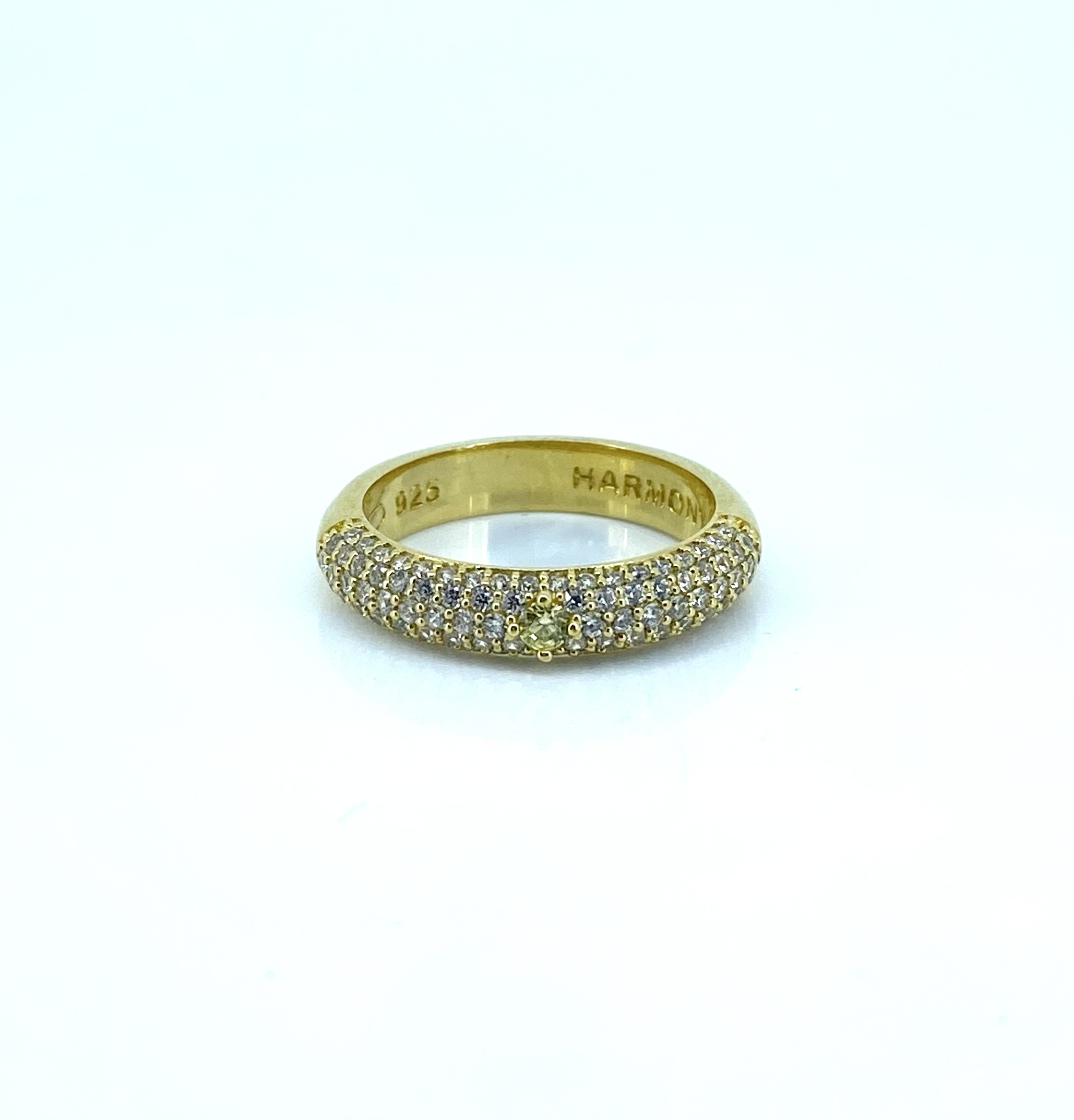 Bague pour femme en argent 925, zircons