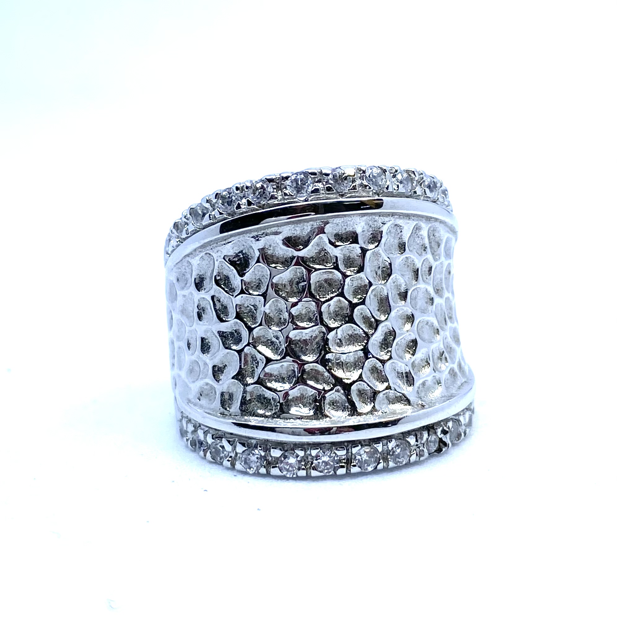 Bague pour femme en argent 925, zircons