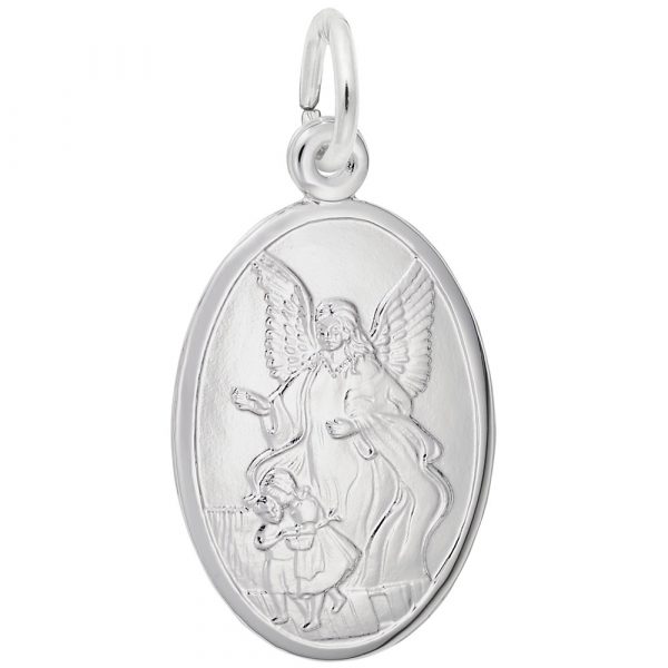 Pendentif en aregnt 925, ange gardien