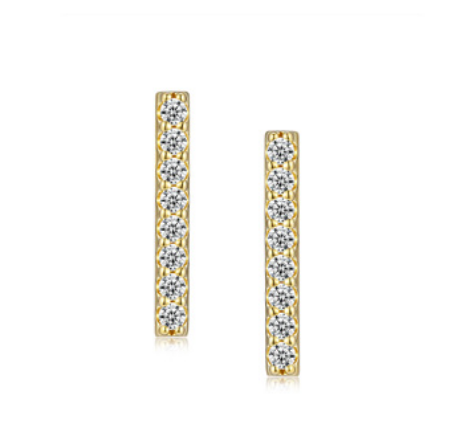 Boucles d'oreilles pour femme en argent 925, cubic zirconium - L567E - Legend