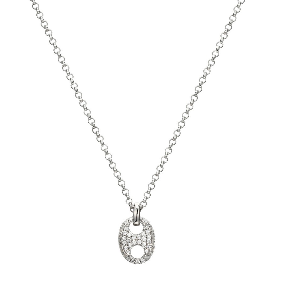 Pendentif pour femme en argent 925, cubic zirconium - R0LBUY0046 - ELLE