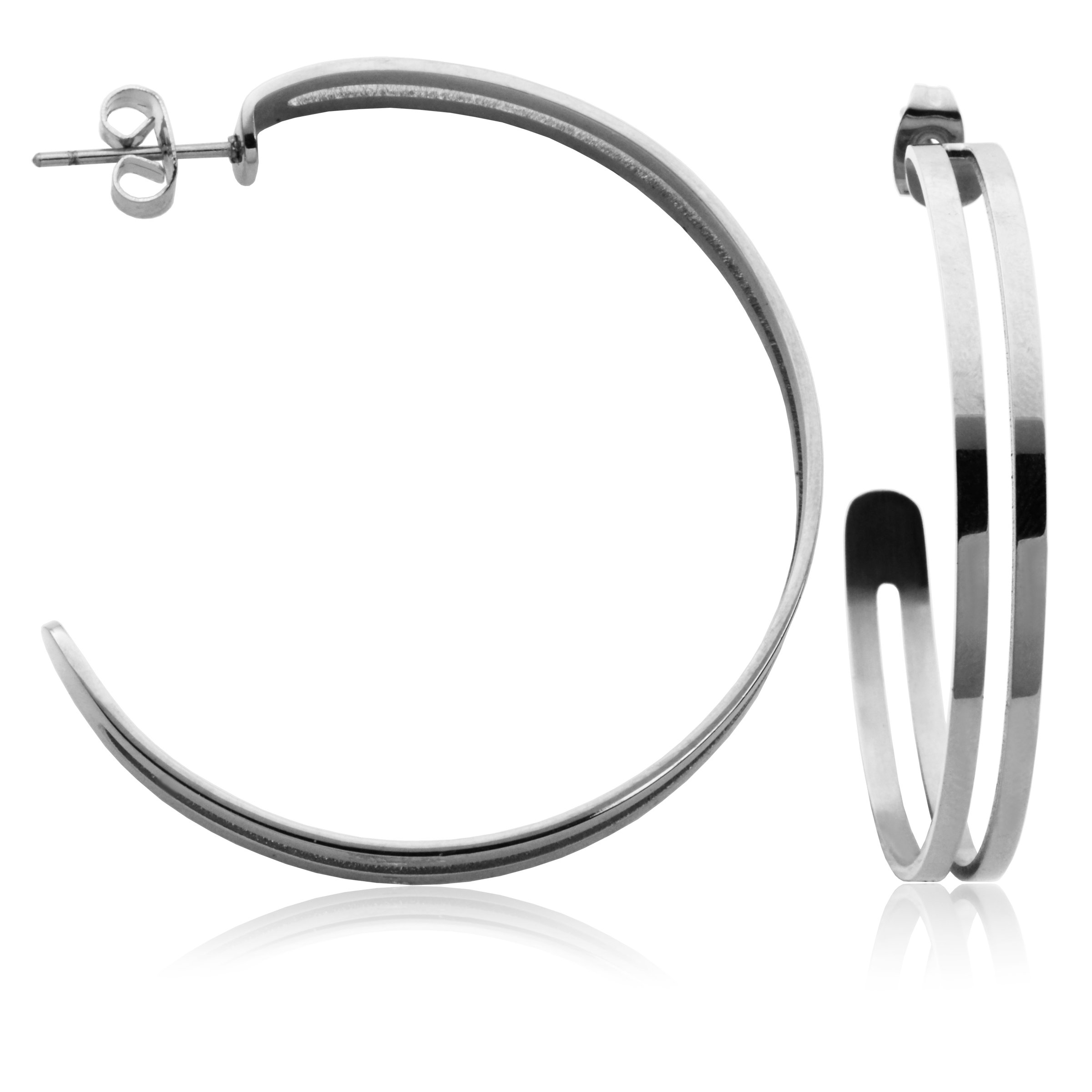 Boucles d'oreilles stainless