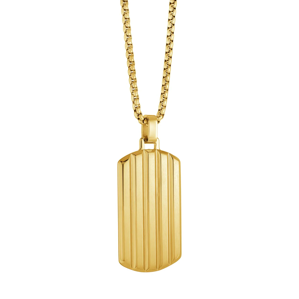 Pendentif pour homme en stainless, plaque - SP340 - Italgem