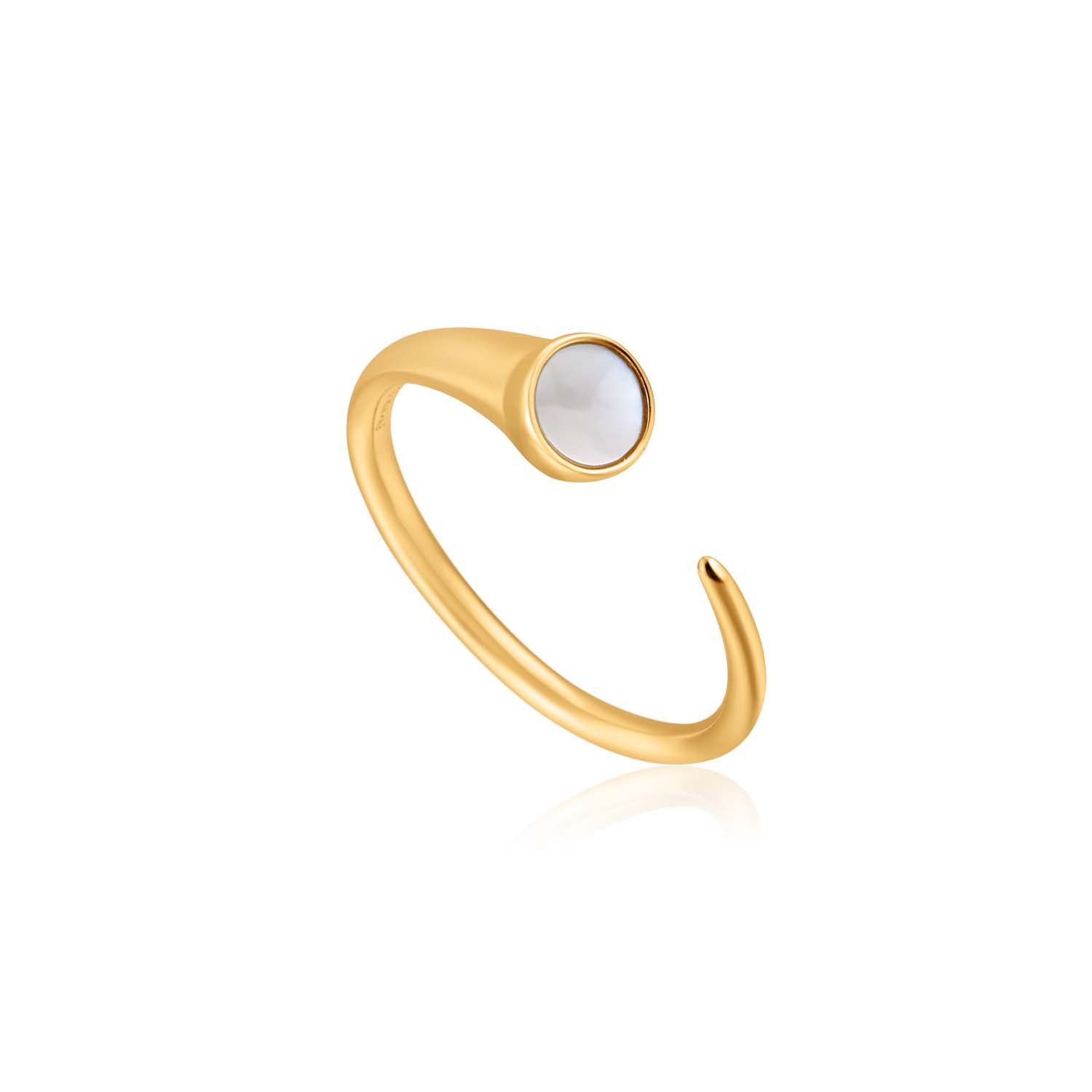 Bague argent 925, nacre de perle