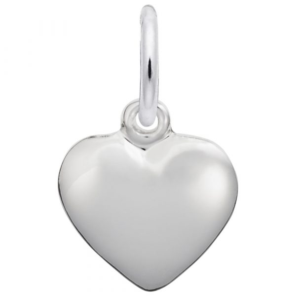 Pendentif en argent 925, coeur