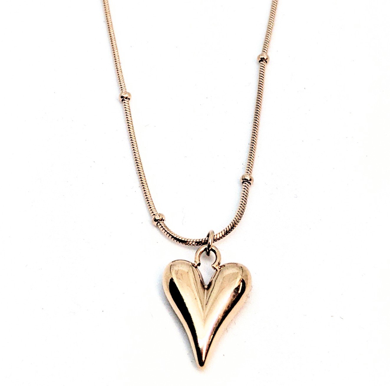 Pendentif stainless, coeur