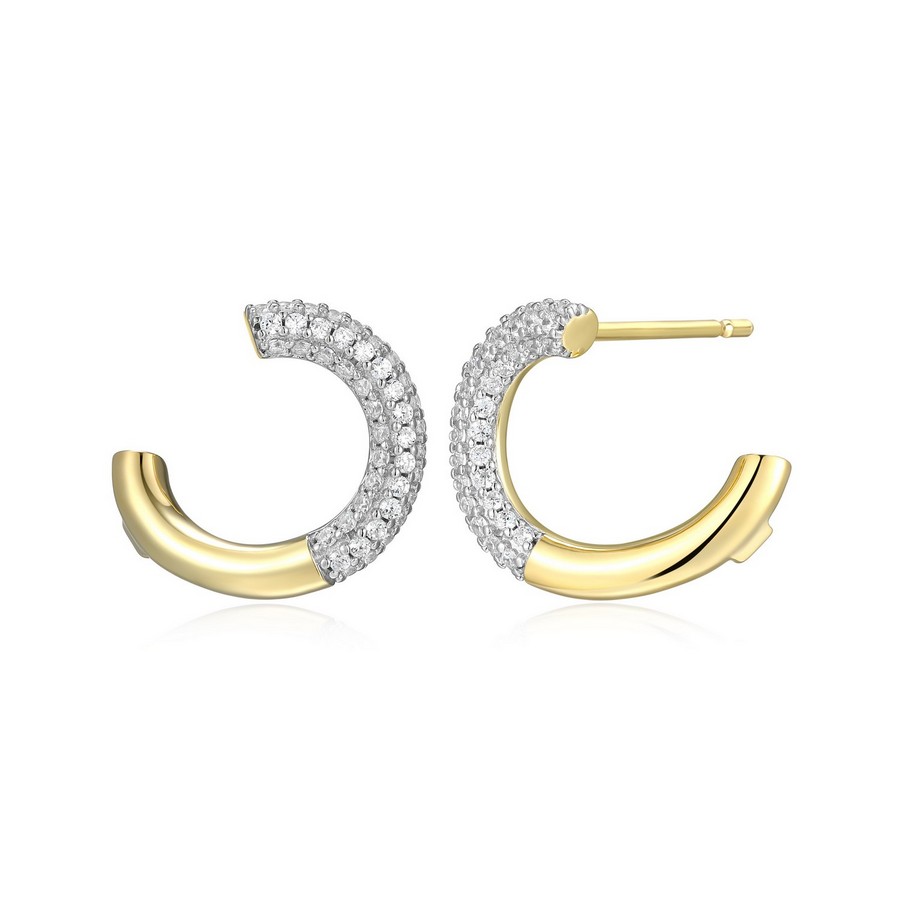 Boucles d'oreilles pour femme en argent 925, cubic zirconium - 32LCWE9758 - ELLE