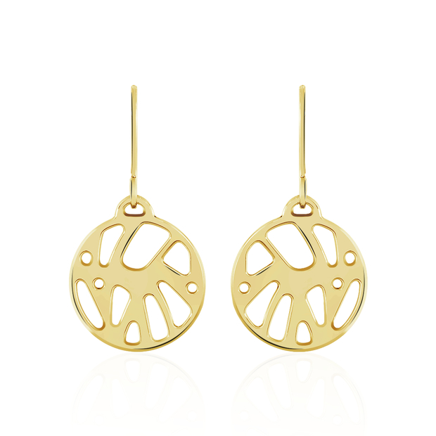 Boucles d'oreilles pour femme en brass, 16mm, perroquet