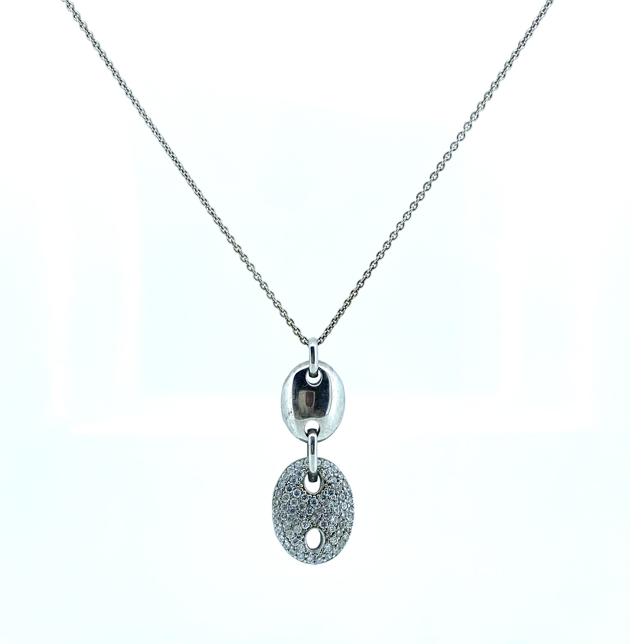 Pendentif pour femme en argent 925, cubic zirconium