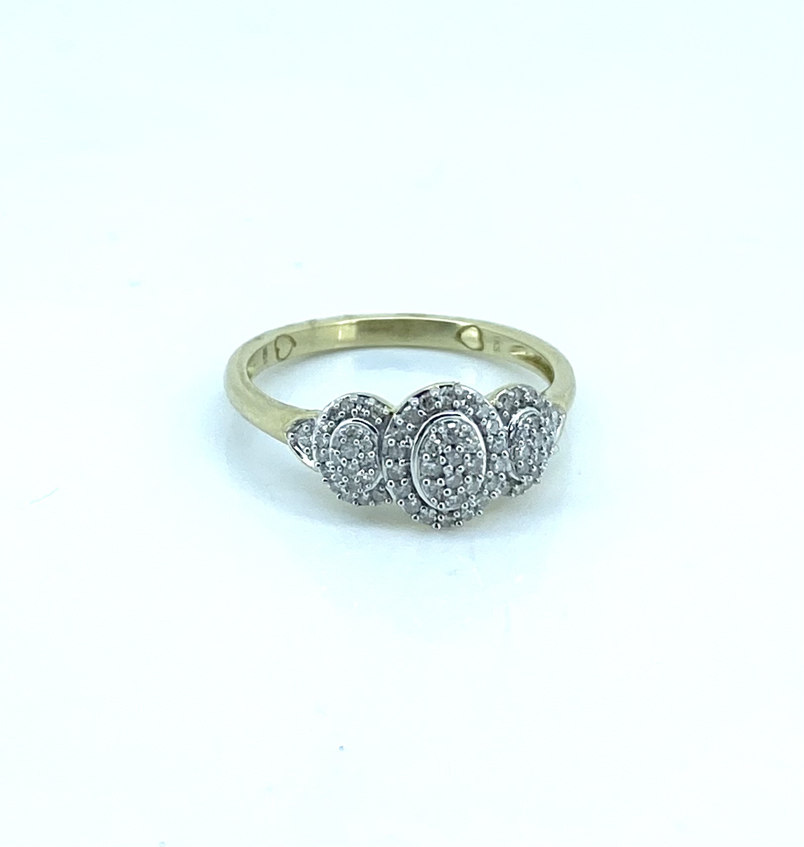 Bague pour femme en or 10k, 0.25 carat de diamants