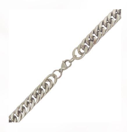 Bracelet en stainless, gourmette