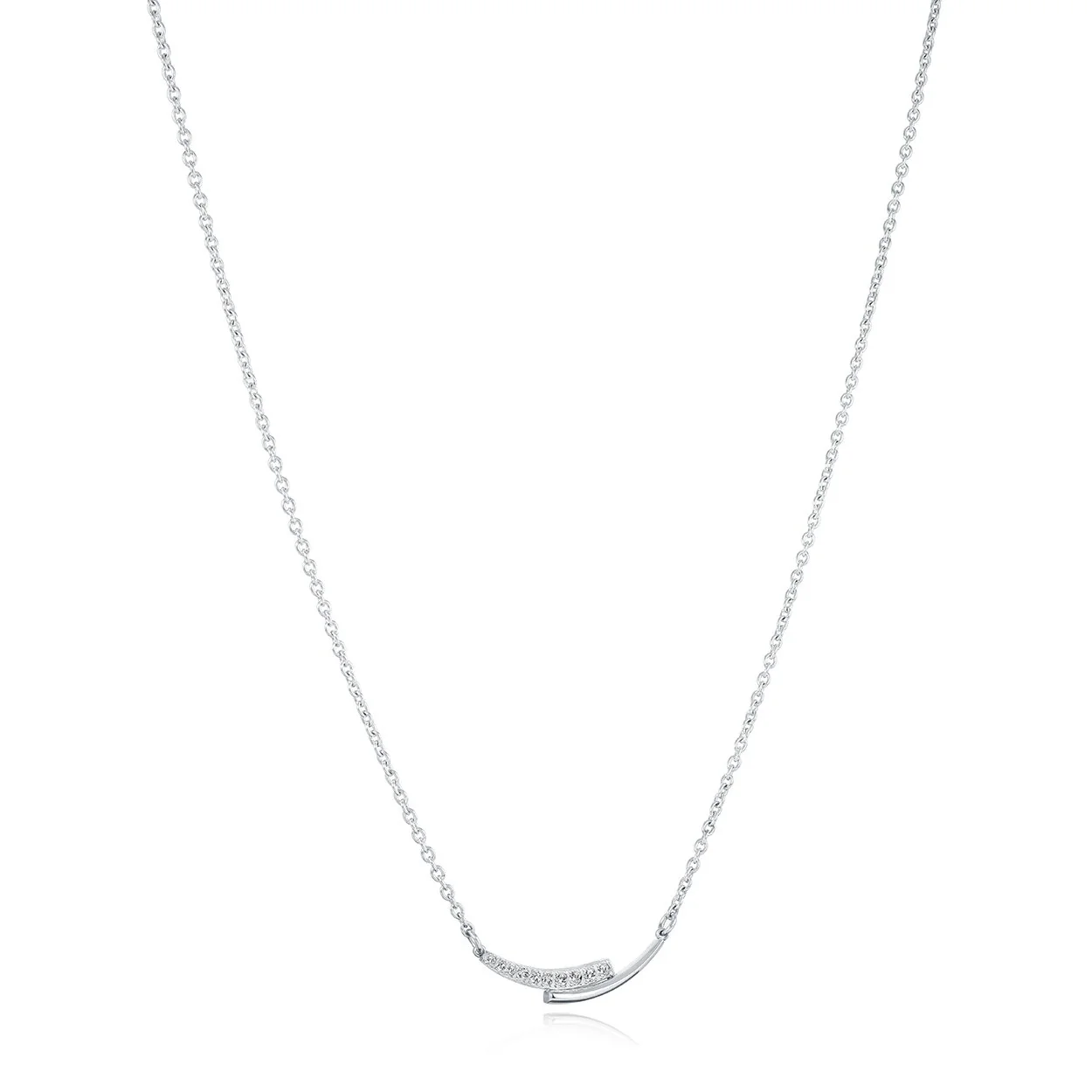 Pendentif pour femme en stainless, cubic zirconium - SWN114 - Italgem