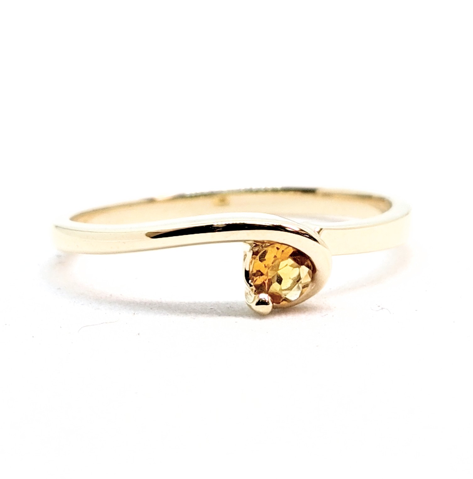 Bague or 10K, pierres de naissance naturelles