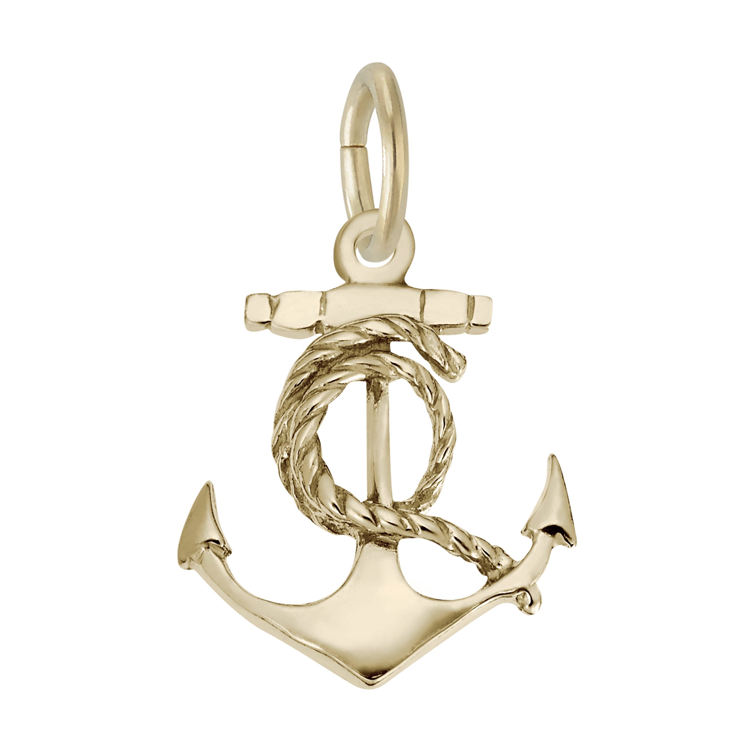 Pendentif en argent 925, ancre, corde - 10-5308-000-GP - Rembrandt Charms