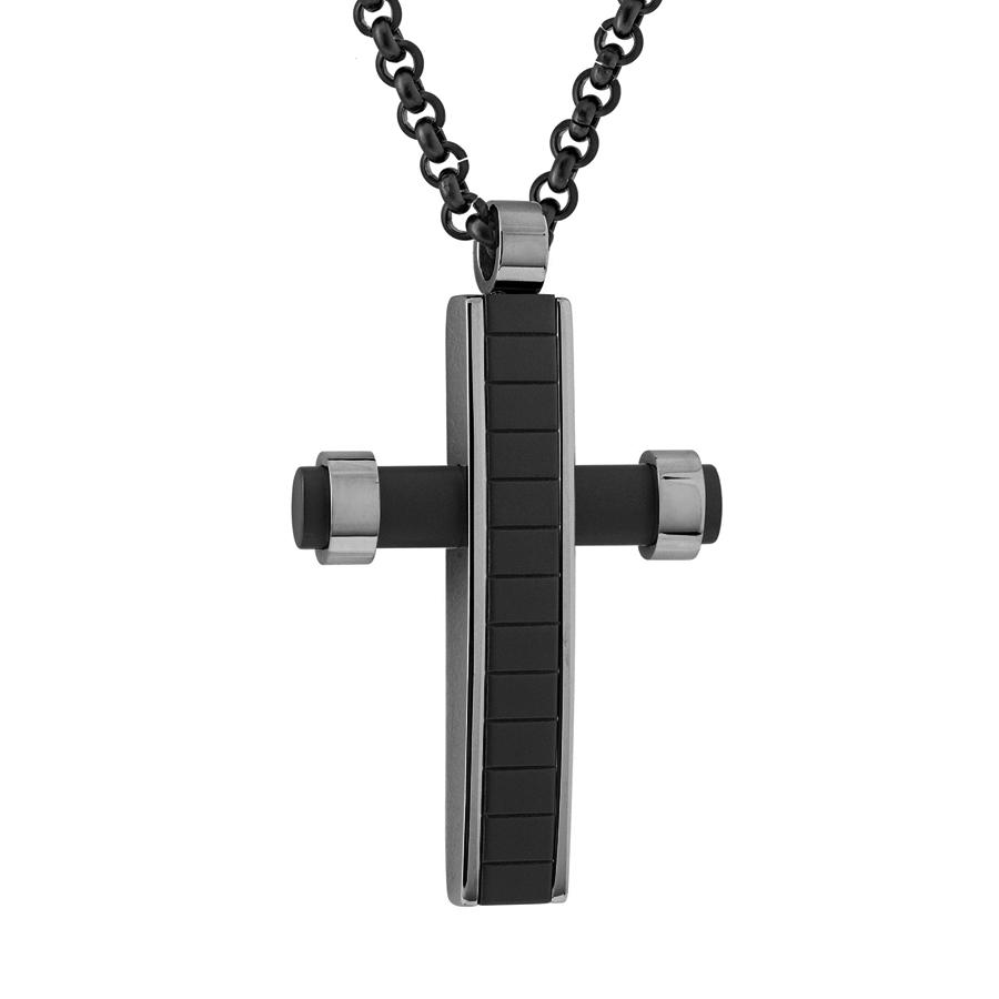 Pendentif pour homme en stainless, croix