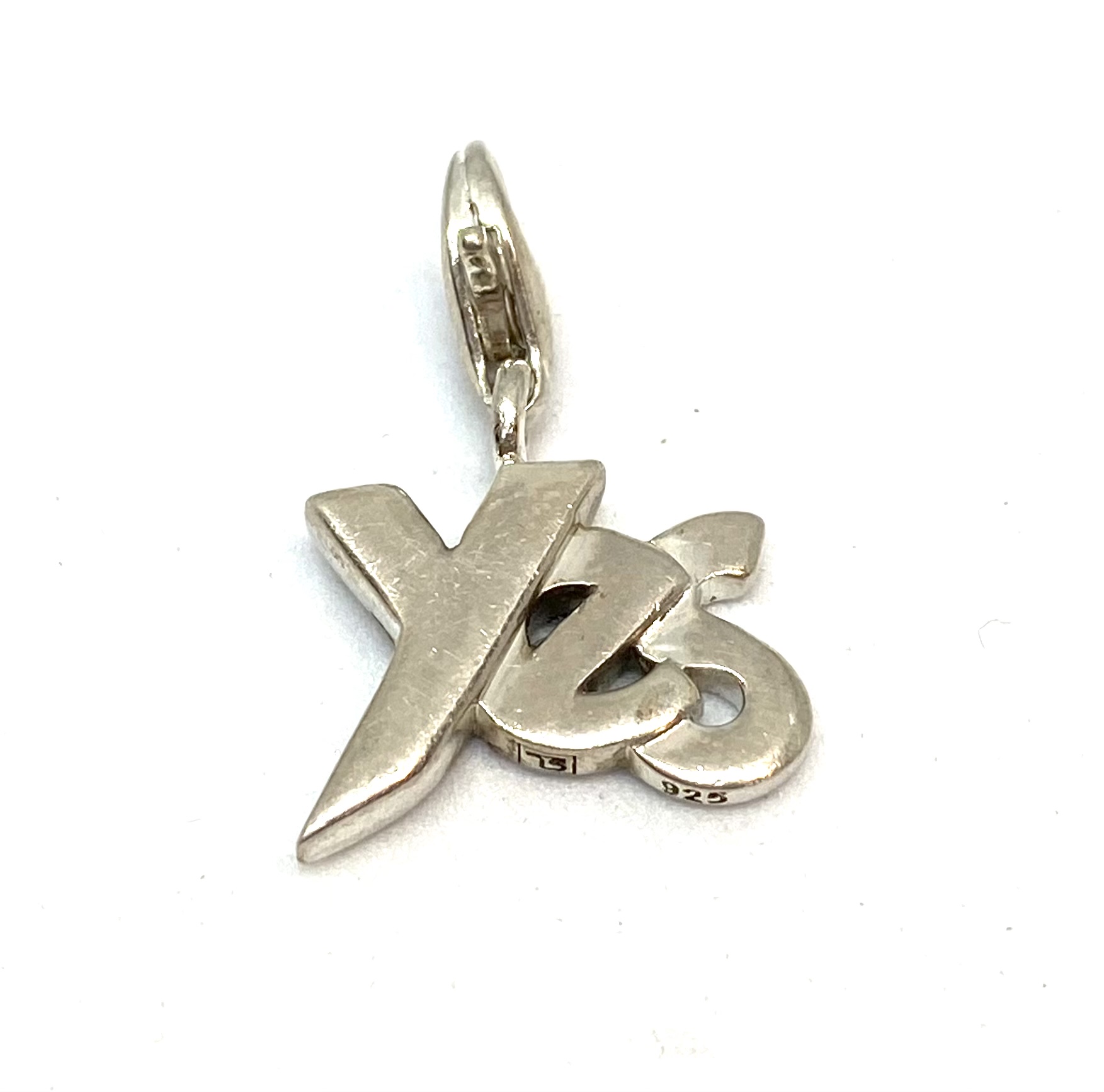 Breloque en argent 925, YES