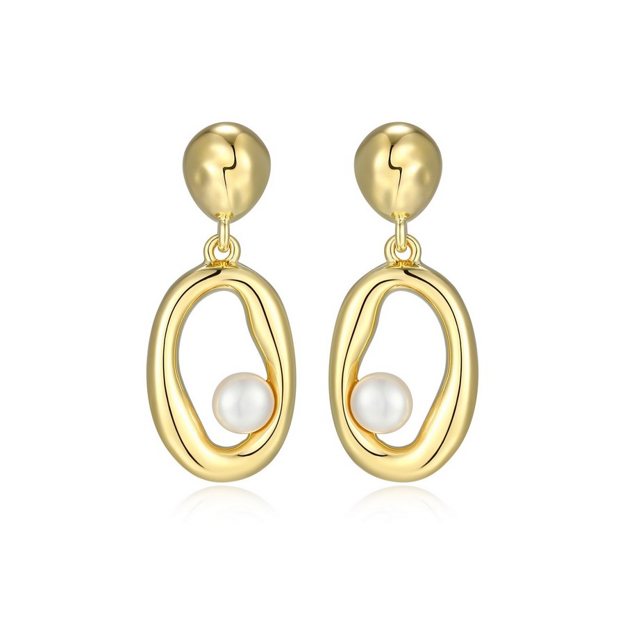 Boucles d'oreilles pour femme en argent 925, perles - 32LCW99758 - ELLE