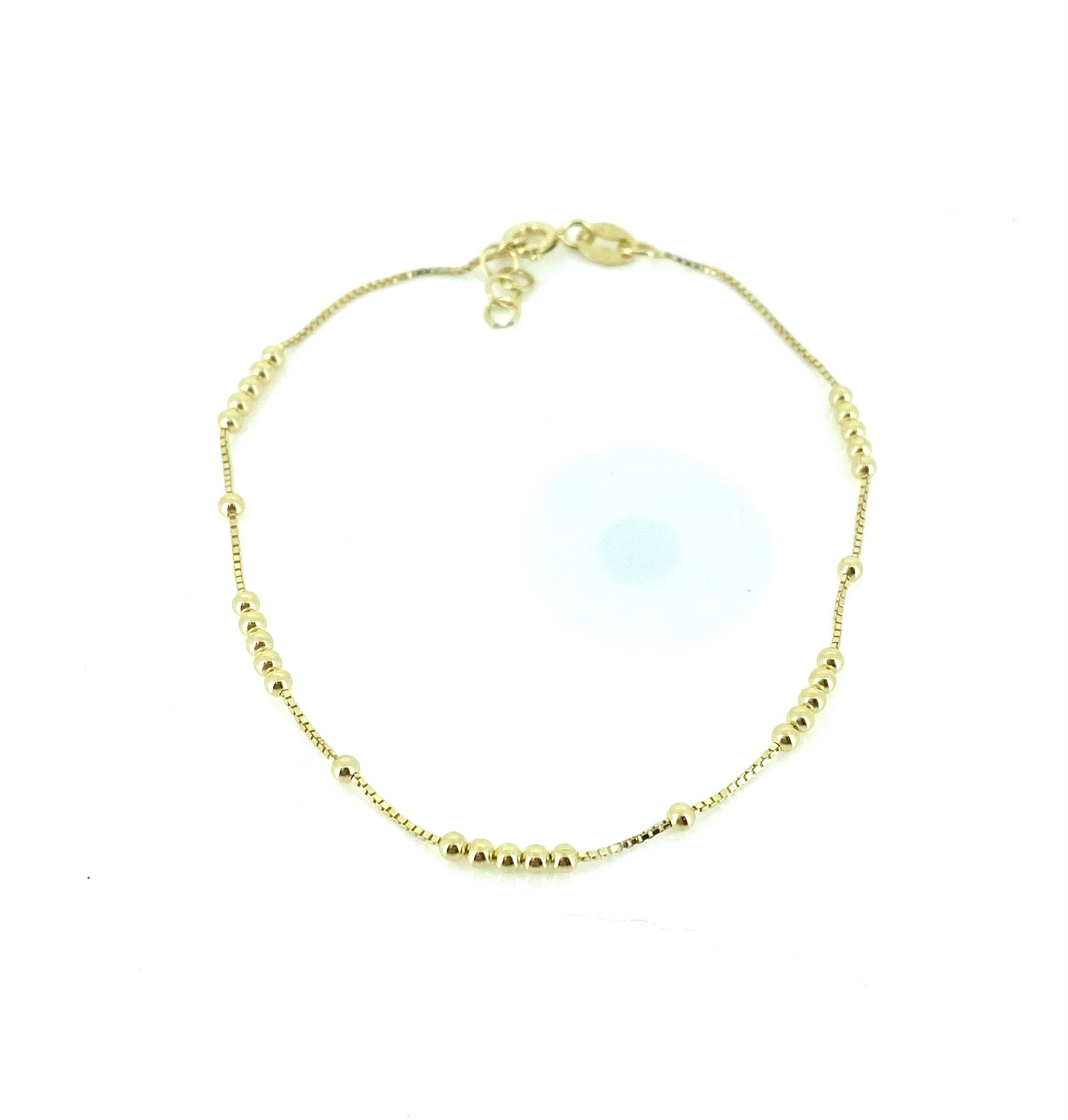 Bracelet pour femme en argent 925, boules - 925-BOULE20-7.5-G - Danny's silver