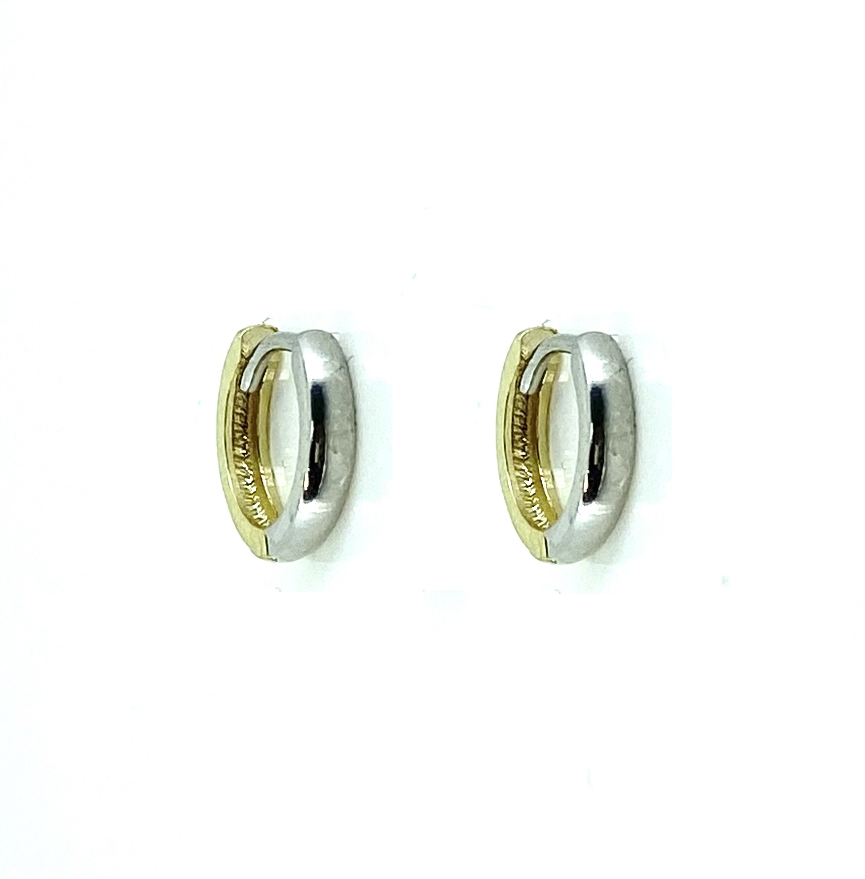 Boucles d'oreilles pour femme en or 10k, 10mm