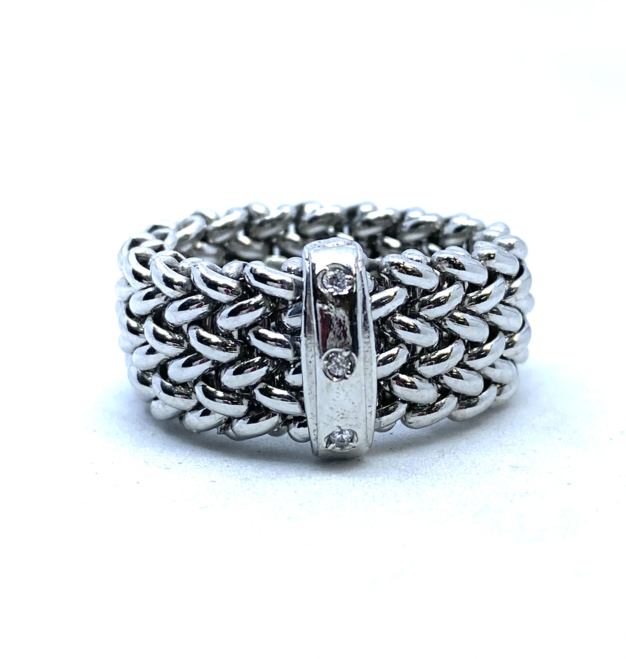 Bague pour femme en argent 925, zircons - BG0218W - Miss Mimi