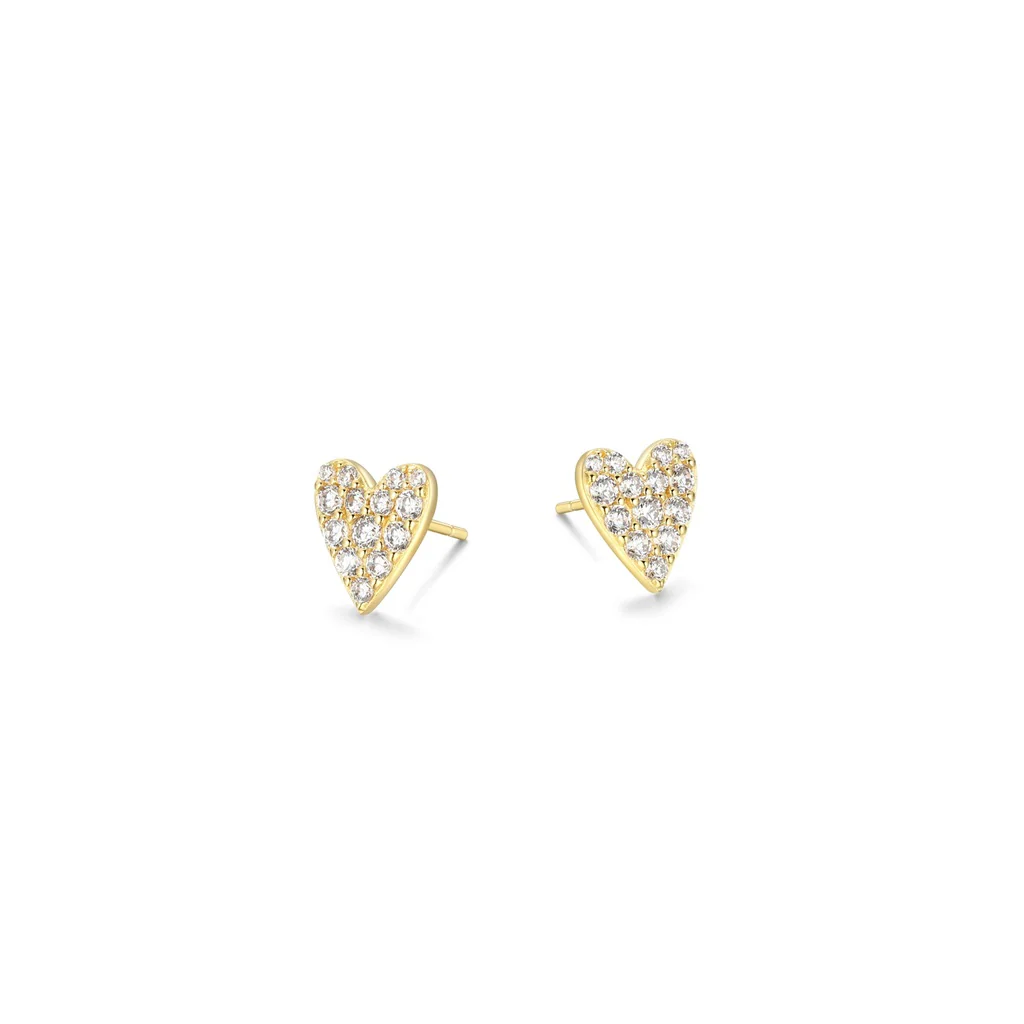 Boucles d'oreilles pour femme en argent 925, cubic zirconium, coeurs - 32ASDT0000 - Reign