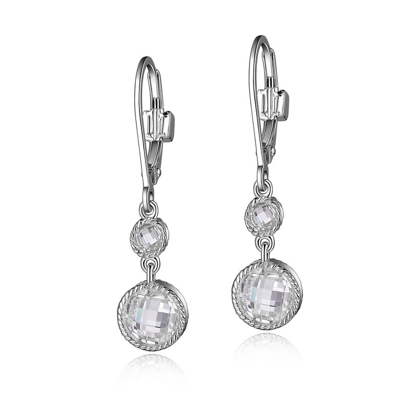 Boucle d'oreilleargent 925 zircons