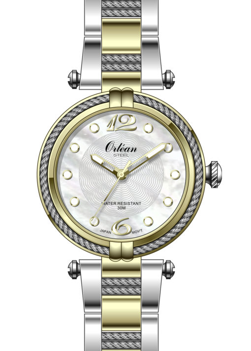 Montre pour femme en stainless, 3ATM - ME3556 - Orléan