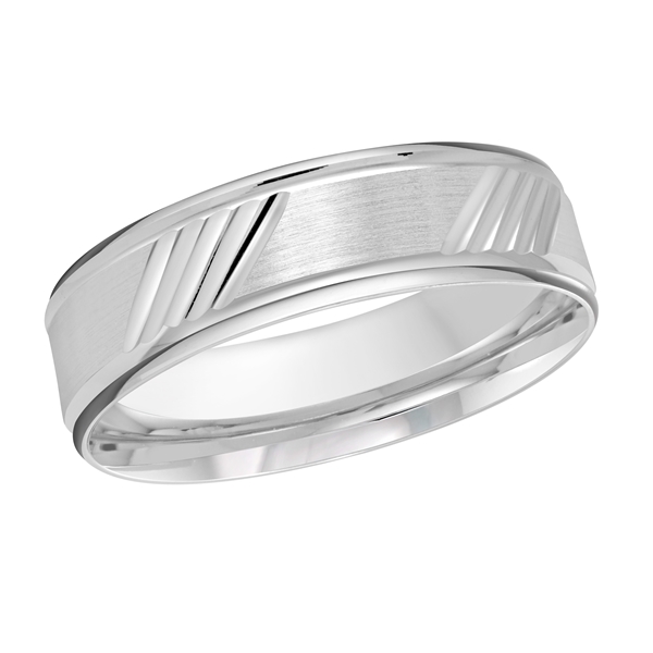 Jonc pour homme en or 10k - FT-042-6W-00 - MALO